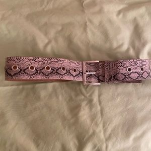 Snake Skin Thick Belt